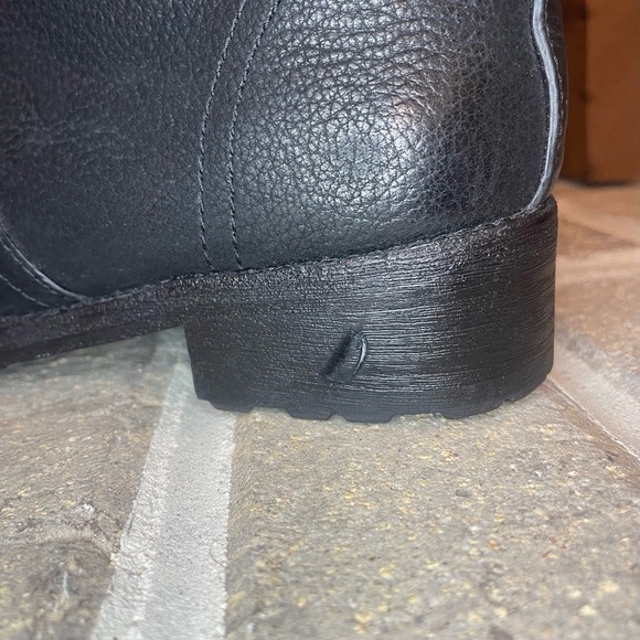 Tory Burch Simone Black Leather Ankle Boots Size 7.5 - Picture 8 of 8